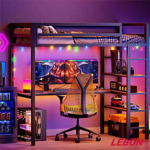 10. Giường sắt 1 tầng LEBON Fason Gen 17 H696T