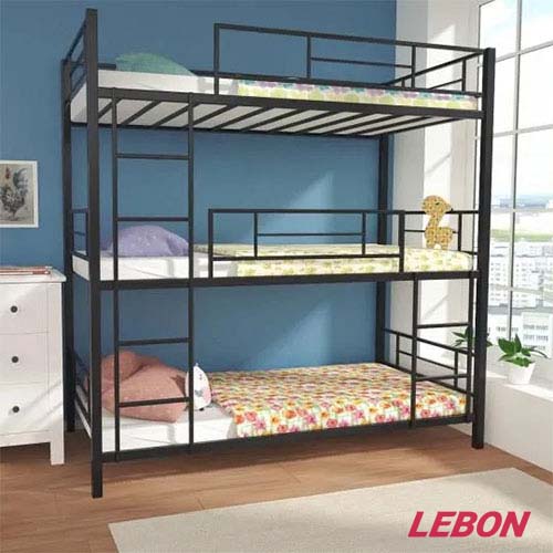 Giường sắt 3 tầng LEBON Lason Gen 1 H626T